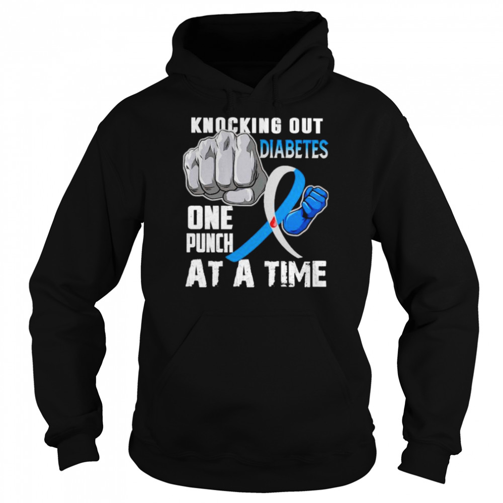 knocking out diabetes one punch at a time  Unisex Hoodie