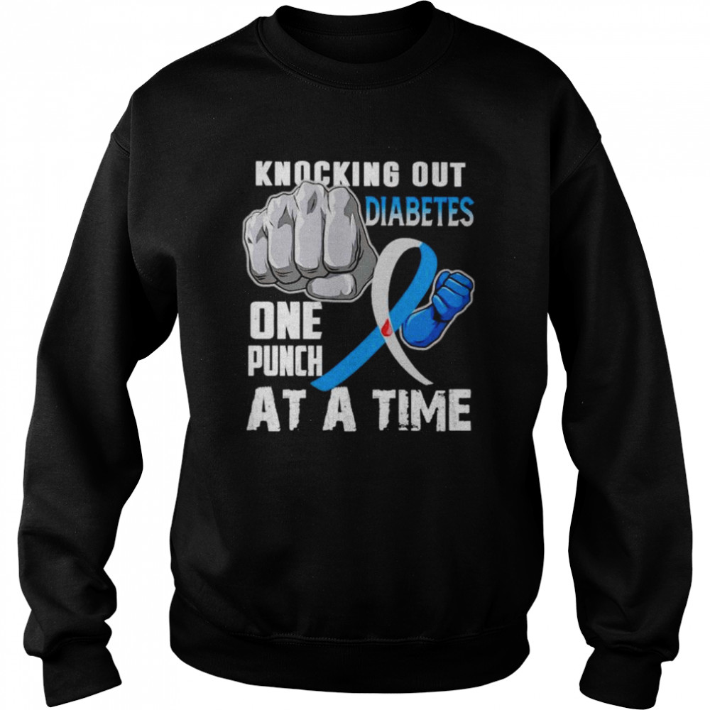 knocking out diabetes one punch at a time  Unisex Sweatshirt