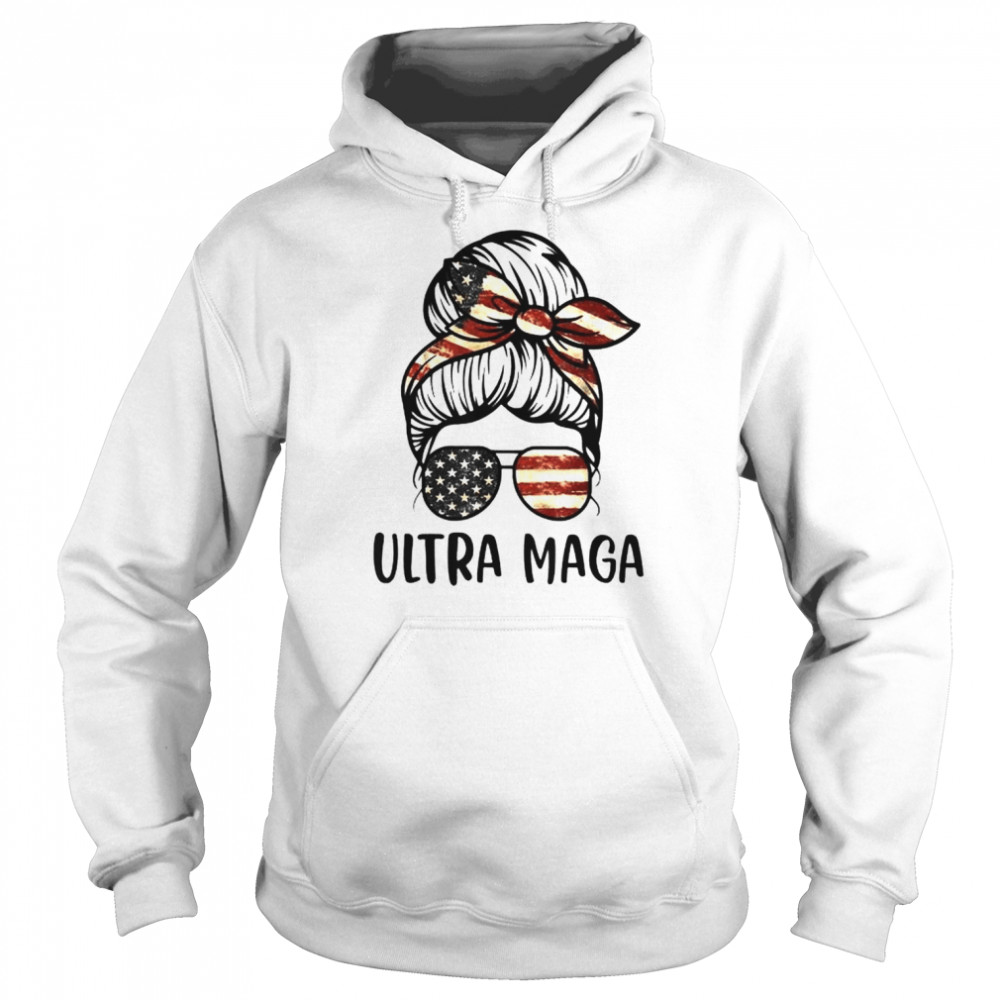 messy bun ultra maga  Unisex Hoodie