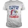 my freedom can’t be tamed  Classic Men's T-shirt