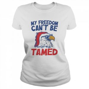 my freedom can’t be tamed  Classic Women's T-shirt