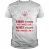 sativa to change the things I can Indica to accept  Classic Men's T-shirt