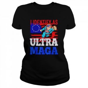 trump Superman I identify as ultra maga  Classic Women's T-shirt