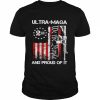 ultra maga and proud of it American flag  Classic Men's T-shirt