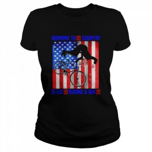 2022 biden running the country is like riding a bike joe biden  Classic Women's T-shirt