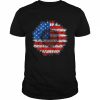 4th Of July American Flag Sunflower Patriotic Shirt Classic Men's T-shirt