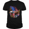 4th Of July Bald Eagle Patriotic Stars Stripes American Flag Shirt Classic Men's T-shirt