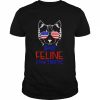 4th Of July Cat Independence Day Patriot USA Shirt Classic Men's T-shirt