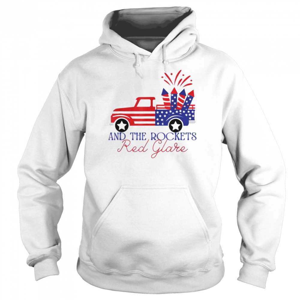 4th Of July Rockets Red Glare Independence Day Parade Shirt Unisex Hoodie