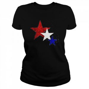 4th Of July Womens Star Glitter T-Shirt Classic Women's T-shirt