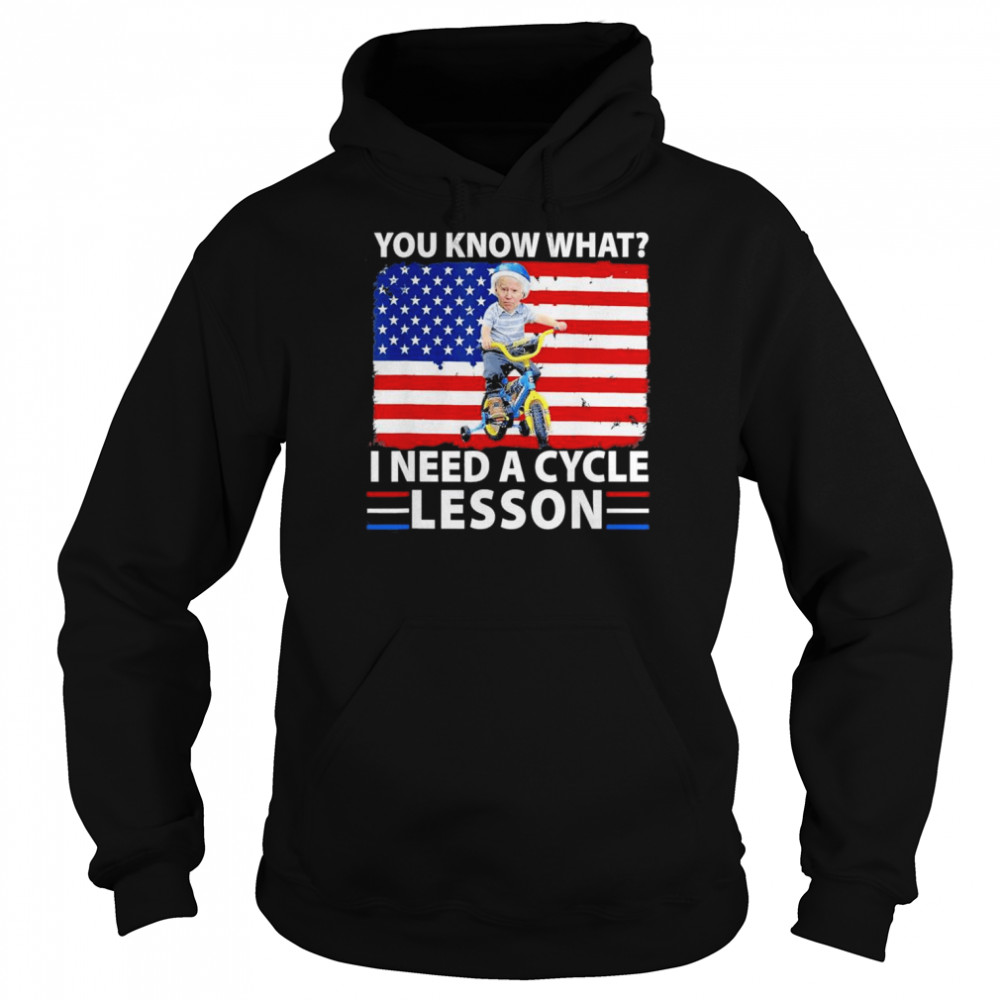 4th of July Biden bike accident i need a cycle lesson T-Shirt Unisex Hoodie