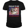 4th of july cat American flag glasses  Classic Men's T-shirt