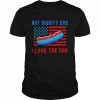 4th of july hot diggity dog I love the usa hot dog  Classic Men's T-shirt