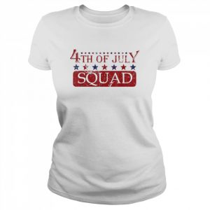 4th of july squad cool patriotic 4th july crew  Classic Women's T-shirt