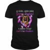 A girl and her German Shepherd a bond that can’t be broken  Classic Men's T-shirt