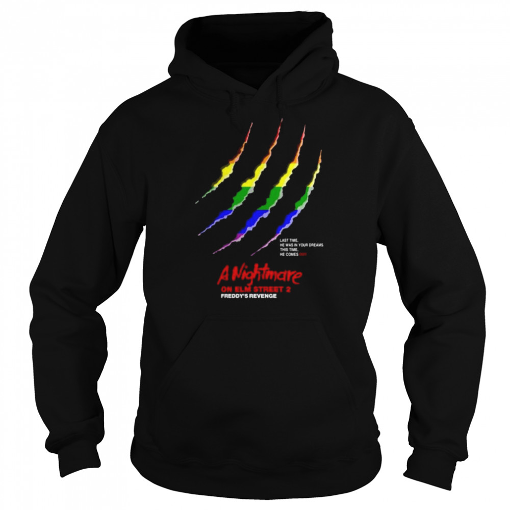 A nightmare on elm street last time he was in your dreams  Unisex Hoodie