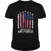 Air Force US Veterans American Flag 4th of July Patriotic Shirt Classic Men's T-shirt