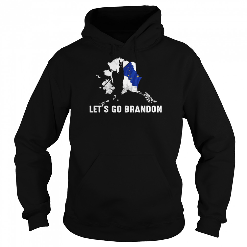 Alaska America Bigfoot Let’s Go Brandon Shirt Unisex Hoodie