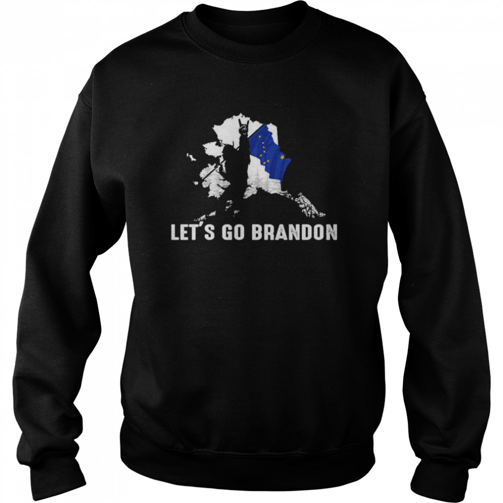 Alaska America Bigfoot Let’s Go Brandon Shirt Unisex Sweatshirt