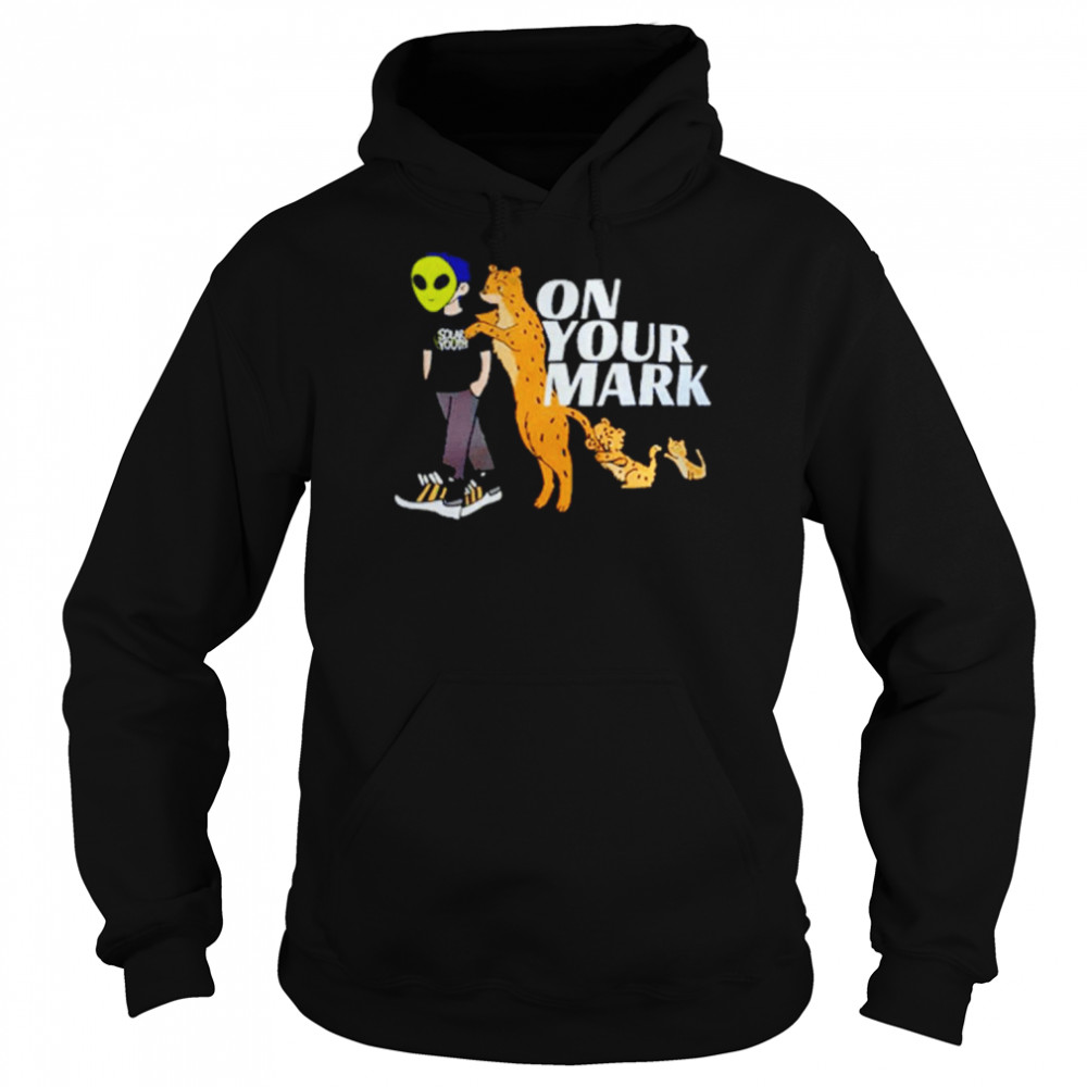 Alien And Panther On Your Mark Shirt Unisex Hoodie