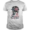 All American Trump girl American flag july 4th patriot republican  Classic Men's T-shirt