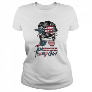 All American Trump girl American flag july 4th patriot republican  Classic Women's T-shirt