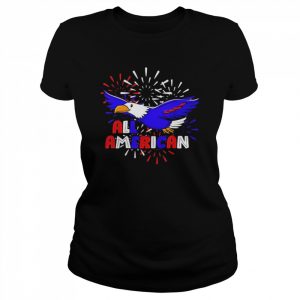 All American patriotic 4th of july eagle fireworks  Classic Women's T-shirt