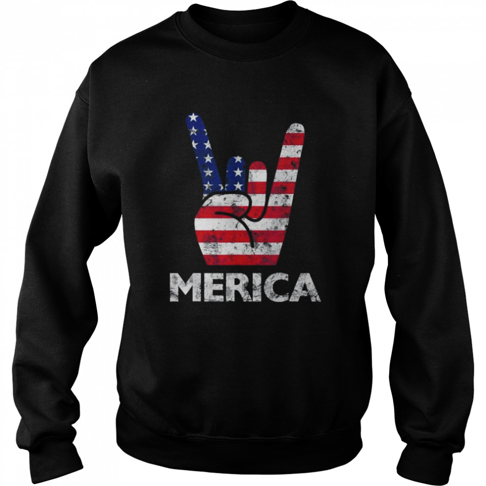 American flag hat patriotic cat happy 4th of july  Unisex Sweatshirt