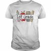 Apple Coffee Pencil 1st Grade Teacher Shirt Classic Men's T-shirt