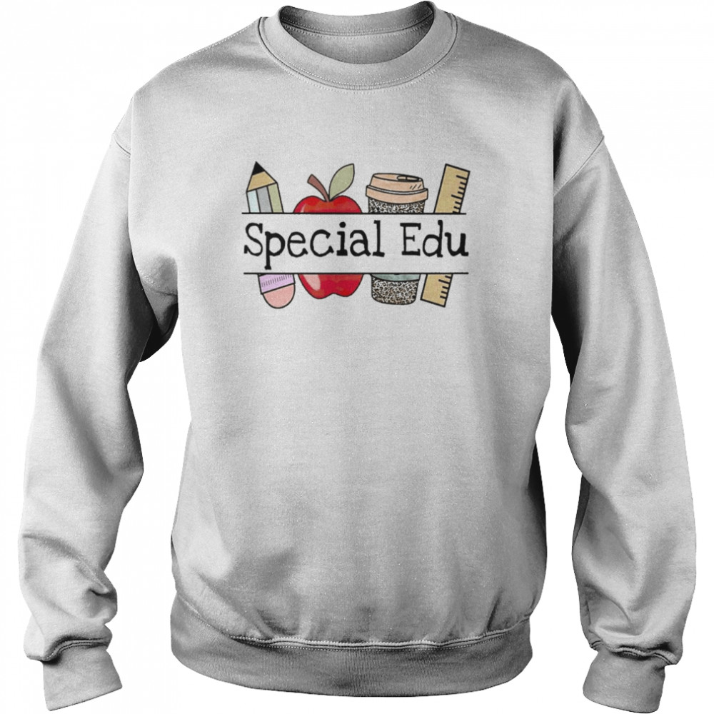 Apple Coffee Pencil Special Edu Shirt Unisex Sweatshirt