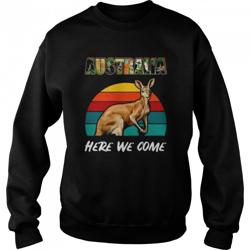 Australia here we come vintage  Unisex Sweatshirt