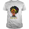 Awesome Messy Bun Juneteenth Celebrate 1865 June 19th Shirt Classic Men's T-shirt