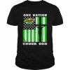 Awesome minnesota Wild one nation under God  Classic Men's T-shirt