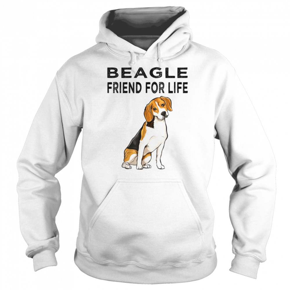 Beagle Friend For Life Dog Friend ship Unisex Hoodie