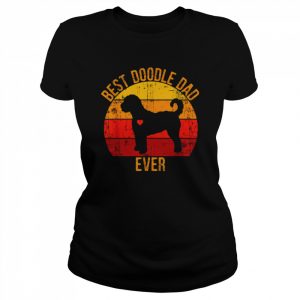 Best Doodle Dad Ever Vintage Retro Shirt Classic Women's T-shirt