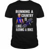 Biden Falls Off Bike Joe Biden Falling Off His Bicycle Biden T-Shirt Classic Men's T-shirt