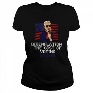 Biden Flation The Cost Of Voting Stupid Anti Biden 4th July Tank ShirtTop Classic Women's T-shirt