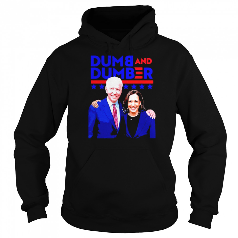 Biden and Harris Dumb and Dumber  Unisex Hoodie