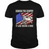 Biden-falls-Running-The-Country-Is-Like-Riding-A-Bike-Biden-T-Shirt Classic Men's T-shirt