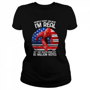 Bigfoot biden American flag 4th of july patriotic  Classic Women's T-shirt