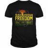 Black American Freedom Black History Vintage Juneteenth  Classic Men's T-shirt