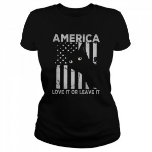 Black Cat America love it or leave it  Classic Women's T-shirt