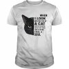 Black Cat when I look into the eyes of a cat  Classic Men's T-shirt