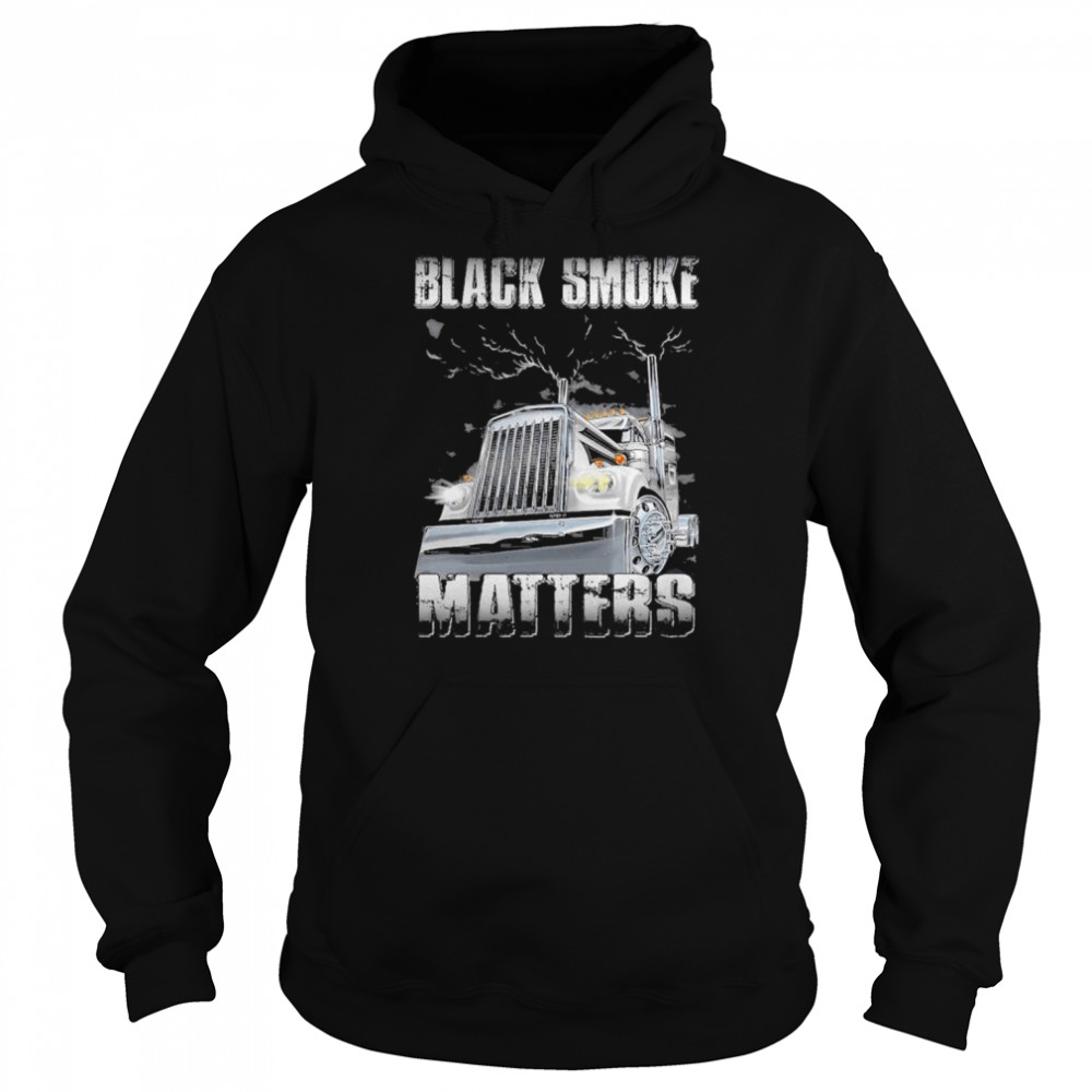 Black Smoke Matters Truck T-Shirt Unisex Hoodie