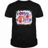 Bleached Happy 4th Of July Fireworks Patriotic American Shirt Classic Men's T-shirt