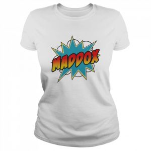 Boys Maddox Name Comic Book Superhero Shirt Classic Women's T-shirt