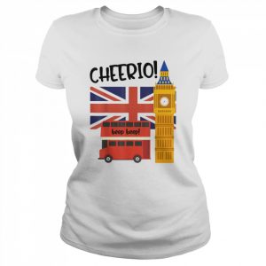 British Flag United Kingdom England Quote Travel Big Ben Shirt Classic Women's T-shirt