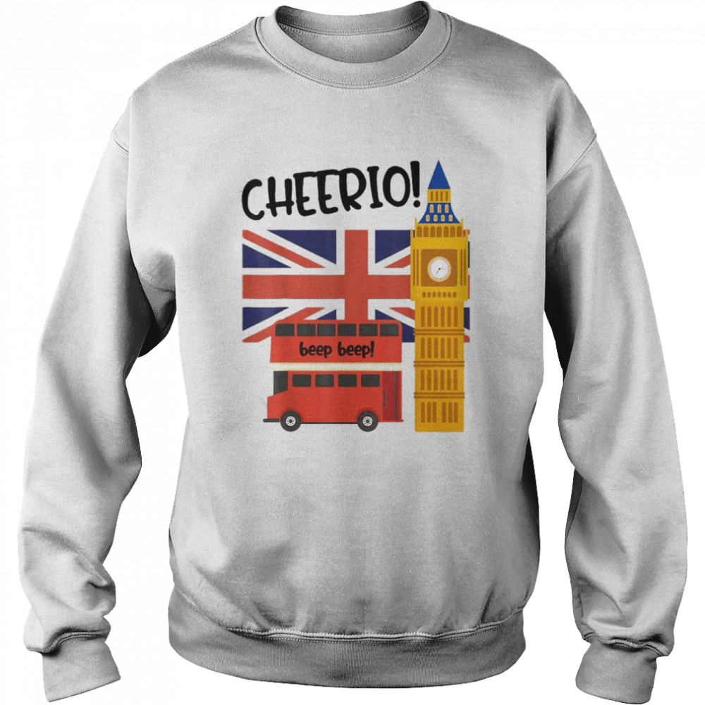 British Flag United Kingdom England Quote Travel Big Ben Shirt Unisex Sweatshirt