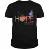 Butterfly hope for a cure diabetes awareness 2022  Classic Men's T-shirt