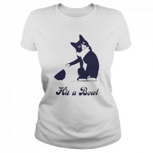 Cat Hit a Bowl  Classic Women's T-shirt